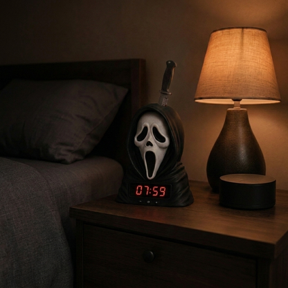 Ghost Face Alarm Clock